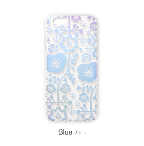 iPhone系クリアケース／花もよう #iPhone16対応 5枚目の画像