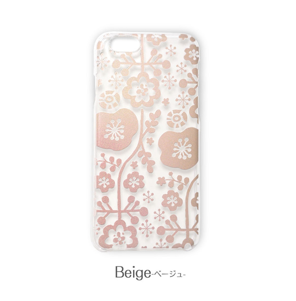 iPhone系クリアケース／花もよう #iPhone16対応 6枚目の画像