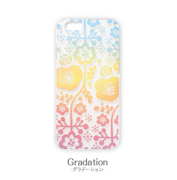 iPhone系クリアケース／花もよう #iPhone16対応 7枚目の画像
