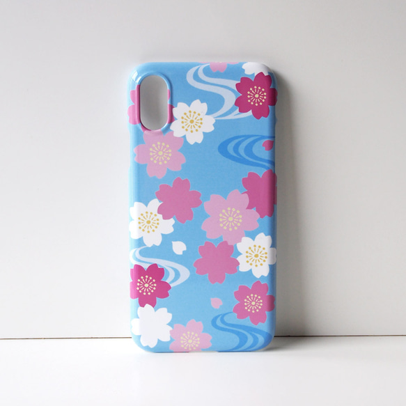 櫻花與流水iPhone手機殼 第5張的照片