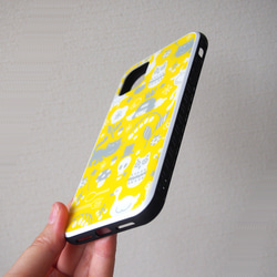 強化玻璃iPhone殼【檸檬黃】#相容iPhone15 第3張的照片