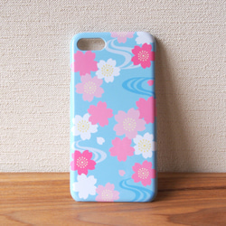 [Creema限量春天幸運袋]櫻花Ryusui圖案iPhone手機殼和櫻花雪環圖案慶典袋 第2張的照片