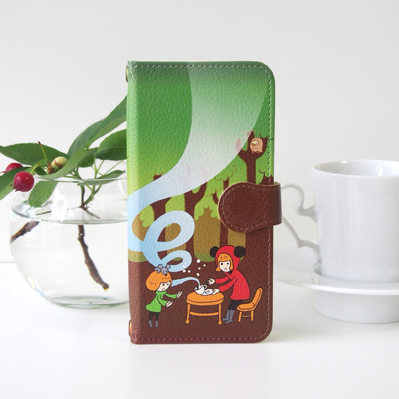 [SALE]森林茶會iPhone7/8/SE2/SE3筆記本型保護殼 第5張的照片