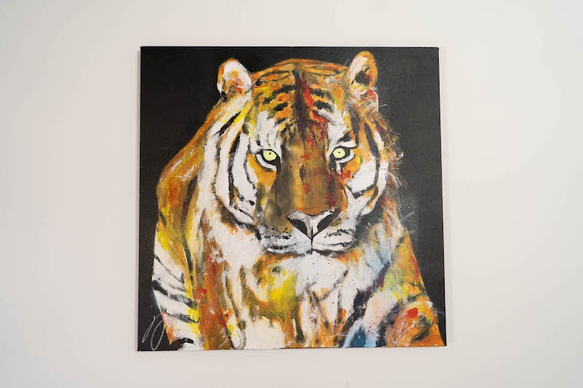 Tiger / トラのスプレーアート作品。 絵画 TOMOYA 通販 10819190