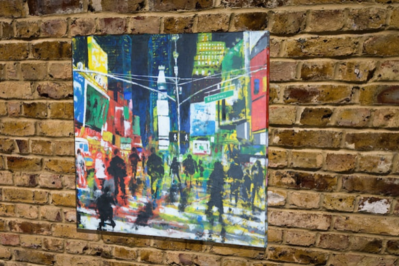 New York Times square  canvas art 第2張的照片