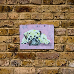 Pug / dog canvas art 第1張的照片