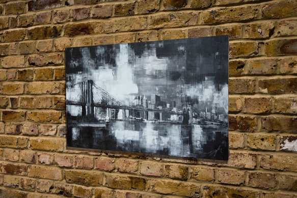 New York city scape composition #8 / ニューヨークのスプレーアート作品 2枚目の画像