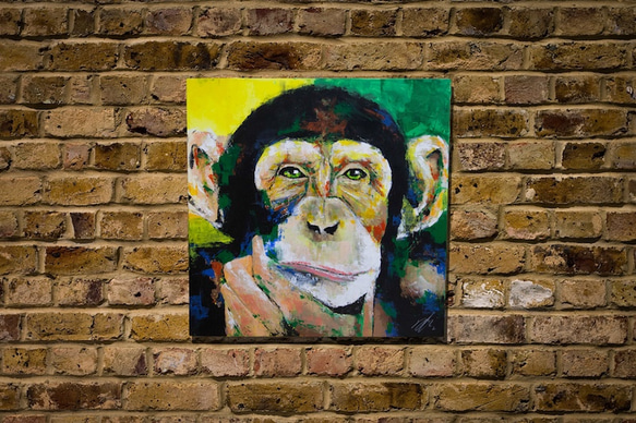 Monkey / animal canvas art 第1張的照片