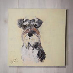 Schnauzer / Dog canvas art 第1張的照片