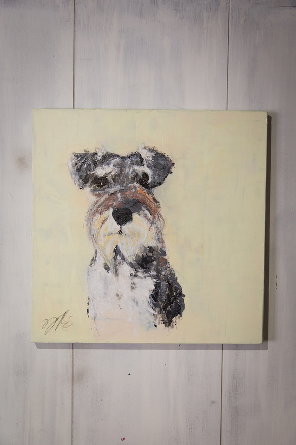 Schnauzer / Dog canvas art 第1張的照片