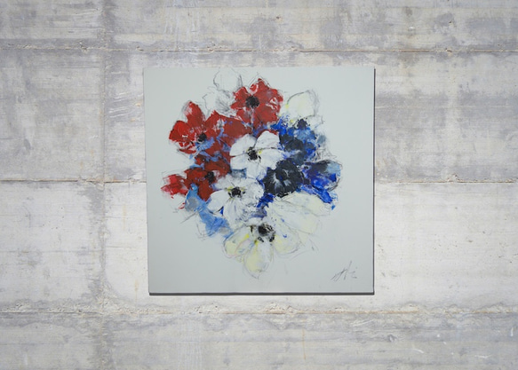 Flower / modern canvas paint art for interior 第1張的照片