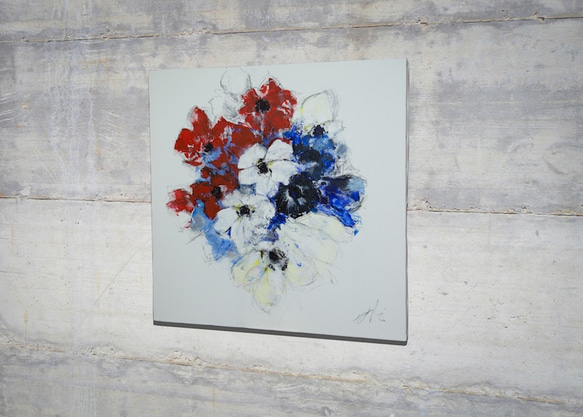 Flower / modern canvas paint art for interior 第2張的照片