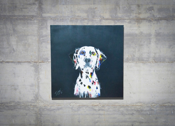 Dalmatian / ダルメシアン 額入り ※予約済み作品。 絵画 TOMOYA 通販