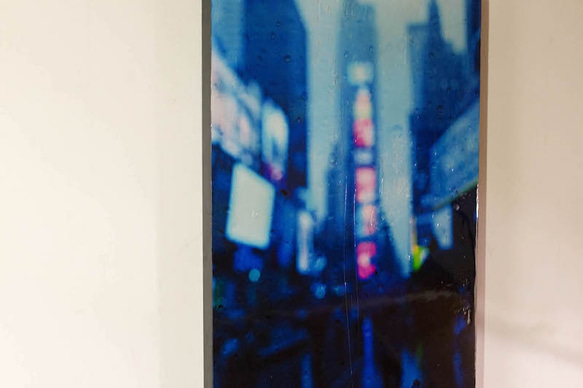 Title "The Rain, New York, Times Square" contemporary art 第3張的照片
