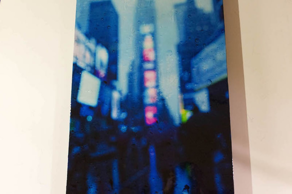 Title "The Rain, New York, Times Square" contemporary art 第4張的照片