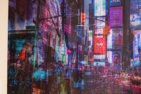 Title "New York, Times Square" contemporary art 第2張的照片