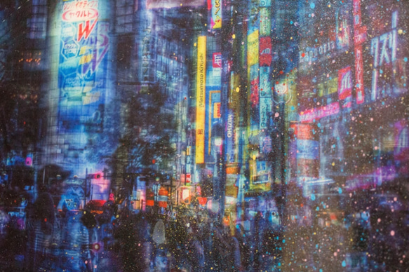 Title "Shibuya,Tokyo" contemporary paint 第2張的照片