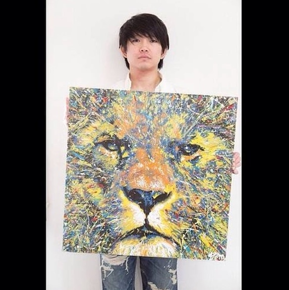 LION (multi color edition) / animal modern art 第2張的照片