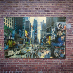 New York, Times Square / mixed media modern art 第1張的照片