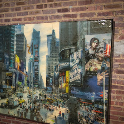 New York, Times Square / mixed media modern art 第2張的照片