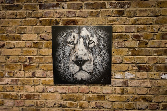 LION animal canvas art 第1張的照片