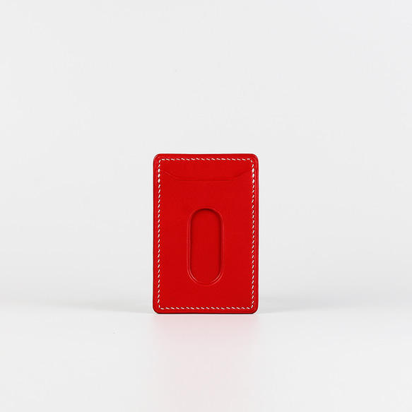 Sensation Leathers X 繽紛證件套_紅色-Pass Card_Red 第2張的照片