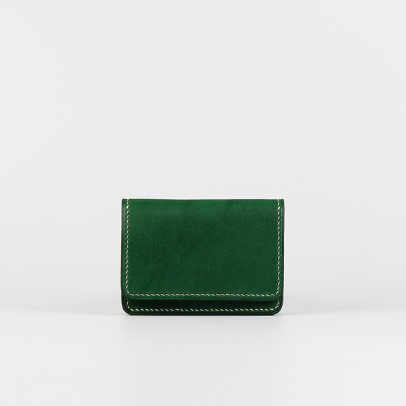 Sensation Leathers X 簡約名片盒_綠色-Card Case_Green 第2張的照片