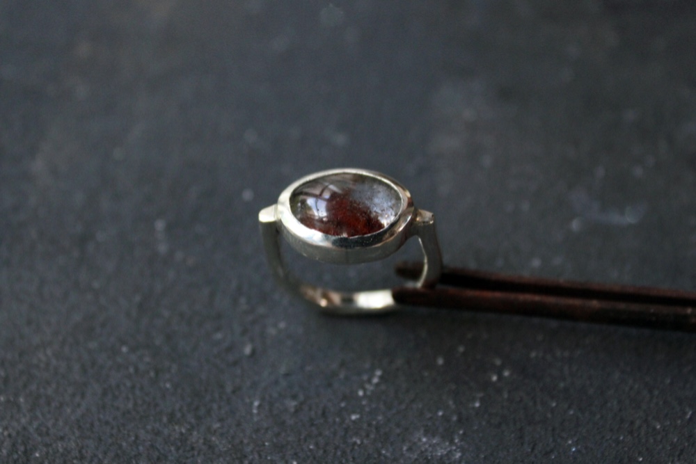 ガーデンクォーツのリング/azur