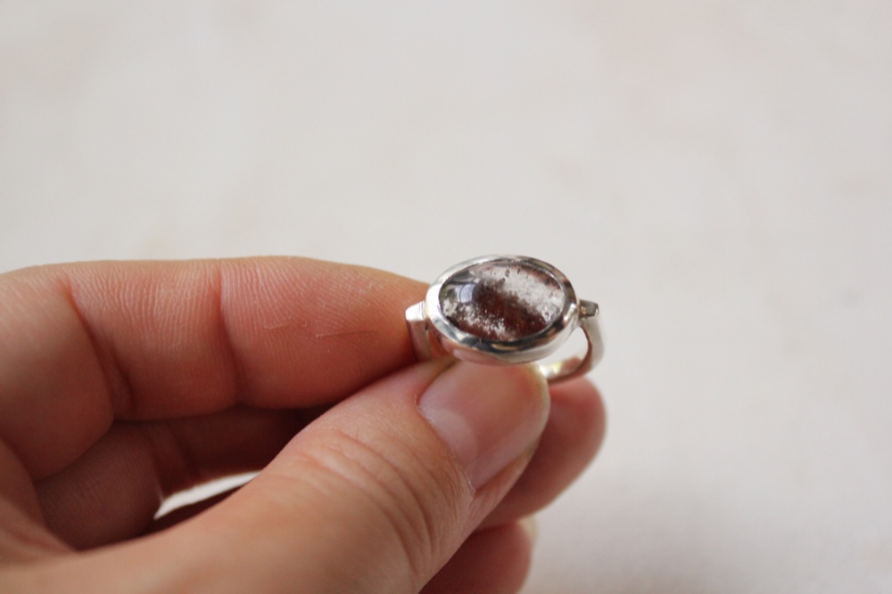 ガーデンクォーツのリング/azur