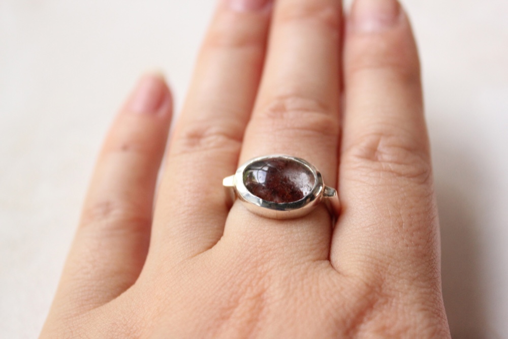 ガーデンクォーツのリング/azur