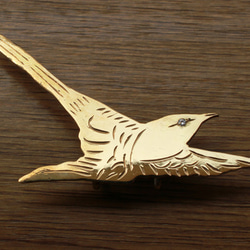 真鍮 ブラス ウォレットチェーン 東洋の龍 ドラゴン オリジナル 燻し