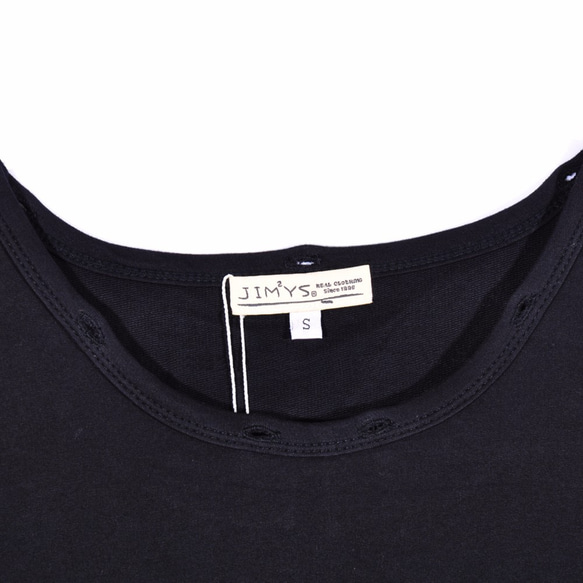 ドールカラールーズロングセーター-ブラック 7枚目の画像