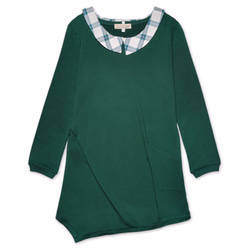 ショートダブルブレストネイビーコート - ロイヤルブルー カーディガン