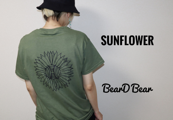 sunflower Tシャツ（ひまわり） 1枚目の画像