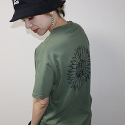 sunflower Tシャツ（ひまわり） 2枚目の画像