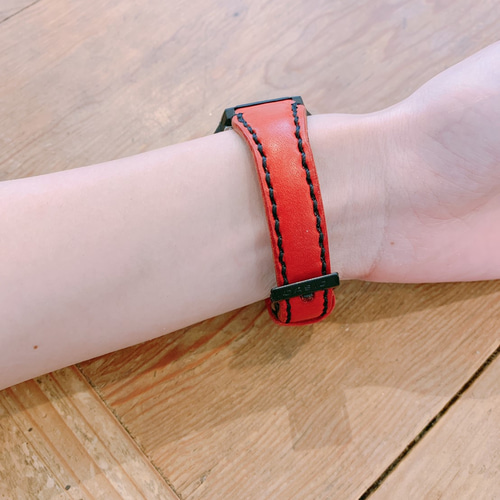 セミオーダーメイド］CASIO DB-36 ×栃木レザー総手縫 腕時計