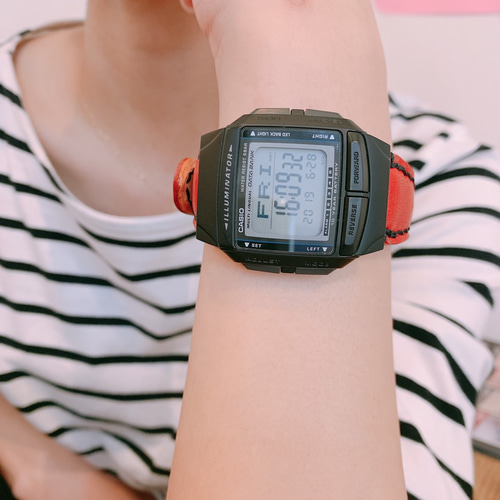 セミオーダーメイド　数量限定価格　CASIO DB-36 栃木レザー　総手縫 セミオーダーメイド］CASIO DB-36 ×栃木レザー総手縫 腕時計