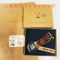 ［セミオーダーメイド］CASIO DB-36 ×栃木レザー総手縫 7枚目の画像