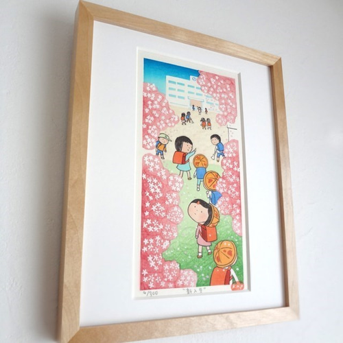 額縁付　DOODLES 版画 額縁付DOODLES 版画