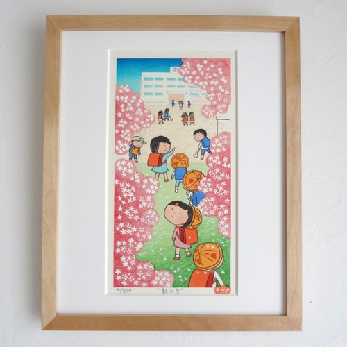 額縁付DOODLES 版画