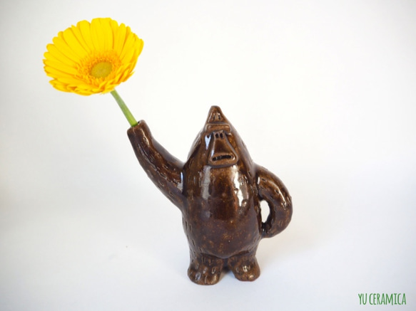 重厚☆飴細工のような花器 重厚☆飴細工のような花器 重厚☆飴細工のような花器