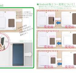 ♡全機種対応送料無料♡ヴィンテージフラワー　blue　手帳ケース型スマホカバー 4枚目の画像