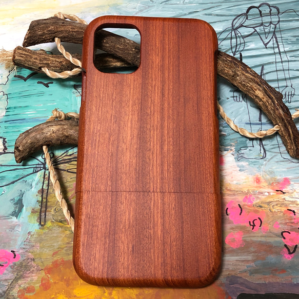 【無地】天然木製素材 ウッド 木製 彫刻 iPhone12シリーズ 3枚目の画像