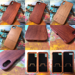 【新あり】100％ 天然木製素材 ウッド 木製 彫刻 iPhoneケース 3枚目の画像