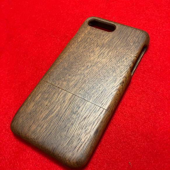 期間限定セール【無地名入れ可能】天然木製素材 ウッド 木製 彫刻 iPhone8plus iPhone7plus 2枚目の画像