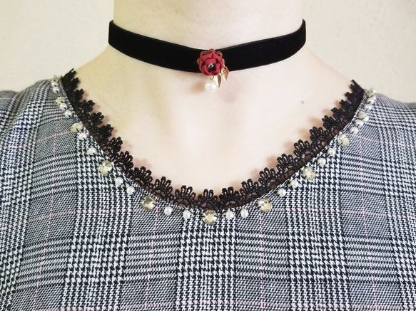 * 旋鈕工作 * Sweet Tea Party Choker 第1張的照片