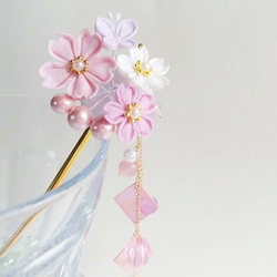 Sakura Kanzashi（Tsumami Craft *定制） 第1張的照片