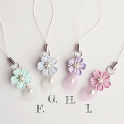 ⟪所有 9 種顏色⟫ 櫻花和花瓣錶帶（Tsumami 作品 *定制） 第3張的照片
