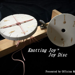 「Joy Disc™」　マクラメ編み補助具「Knotting Joy™」オプション組紐ディスク 1枚目の画像