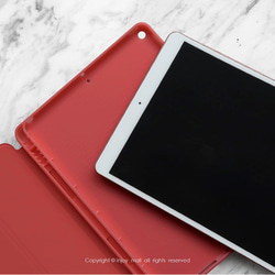 iPad case 12.9/Air5/iPad 8/mini5 附筆槽 皮革平板保護 花樣年華 第5張的照片